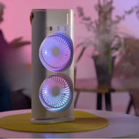 Rechargeable RC Dual Spray Fan With Lights