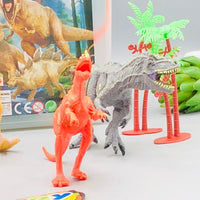 22Pcs Kids Wild Dinosaur World Toy With Storage Box