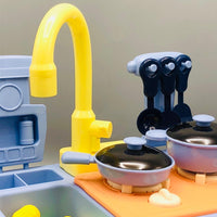 Electric Pretend Frozen Pumping Water Kitchen Sink