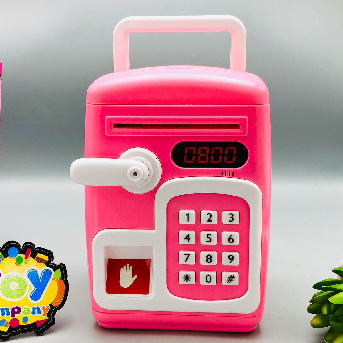 L.O.L. Fingerprint & Password Unlock Piggy Bank
