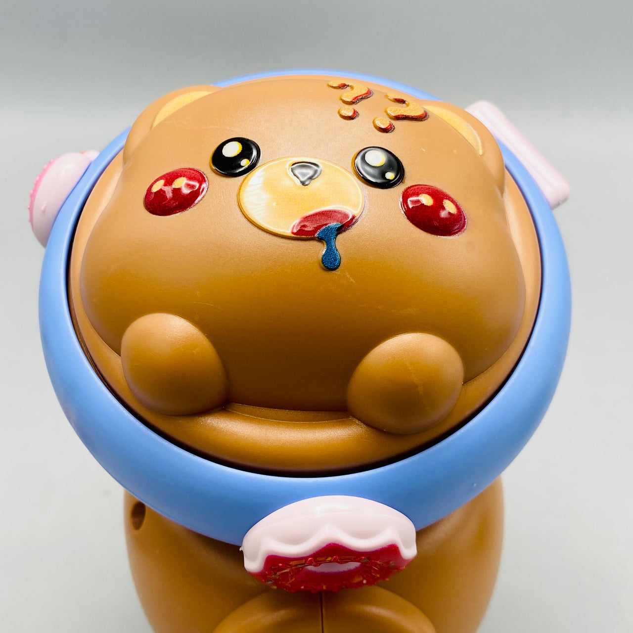 5 Holes Electric Bear Themed Colorful Bubble Stick