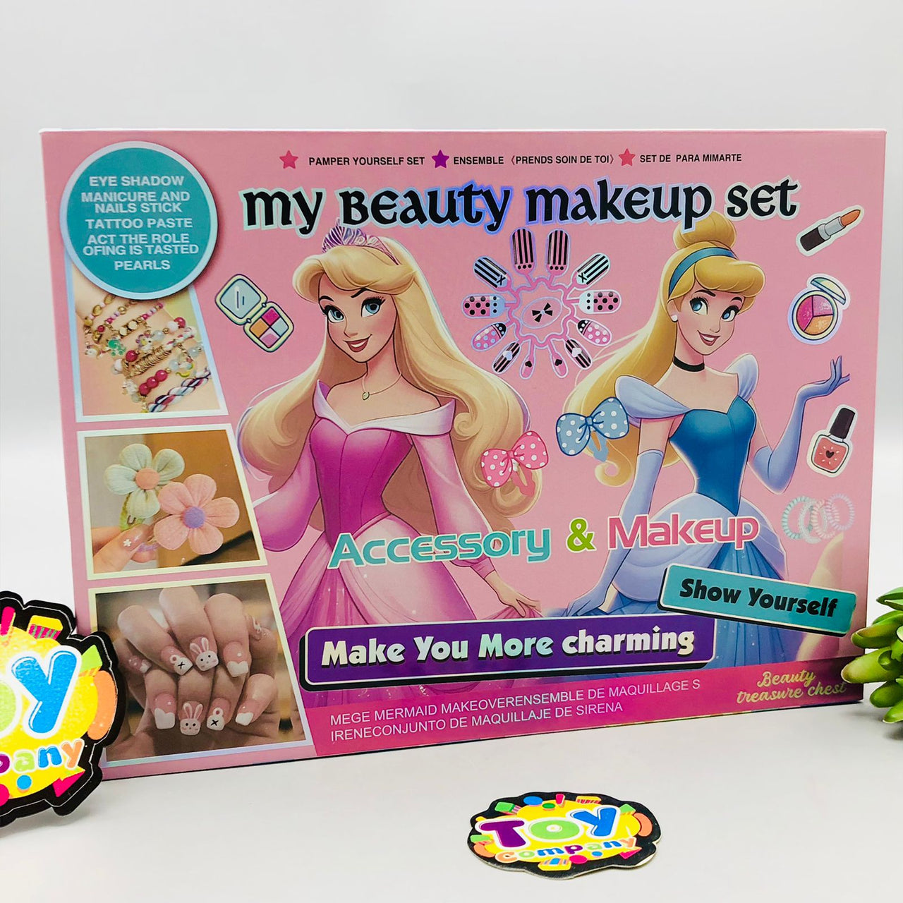 Realistic 2in1 Beauty Makeup Set For Girls