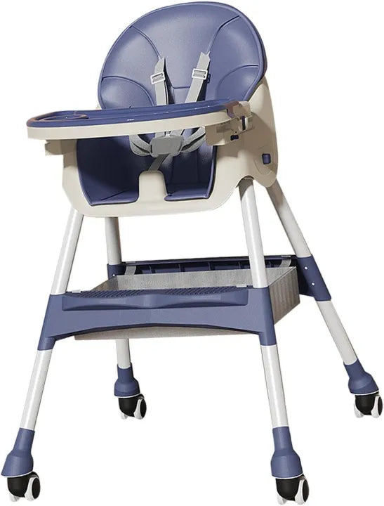Portable Baby High Dining Chair - Blue