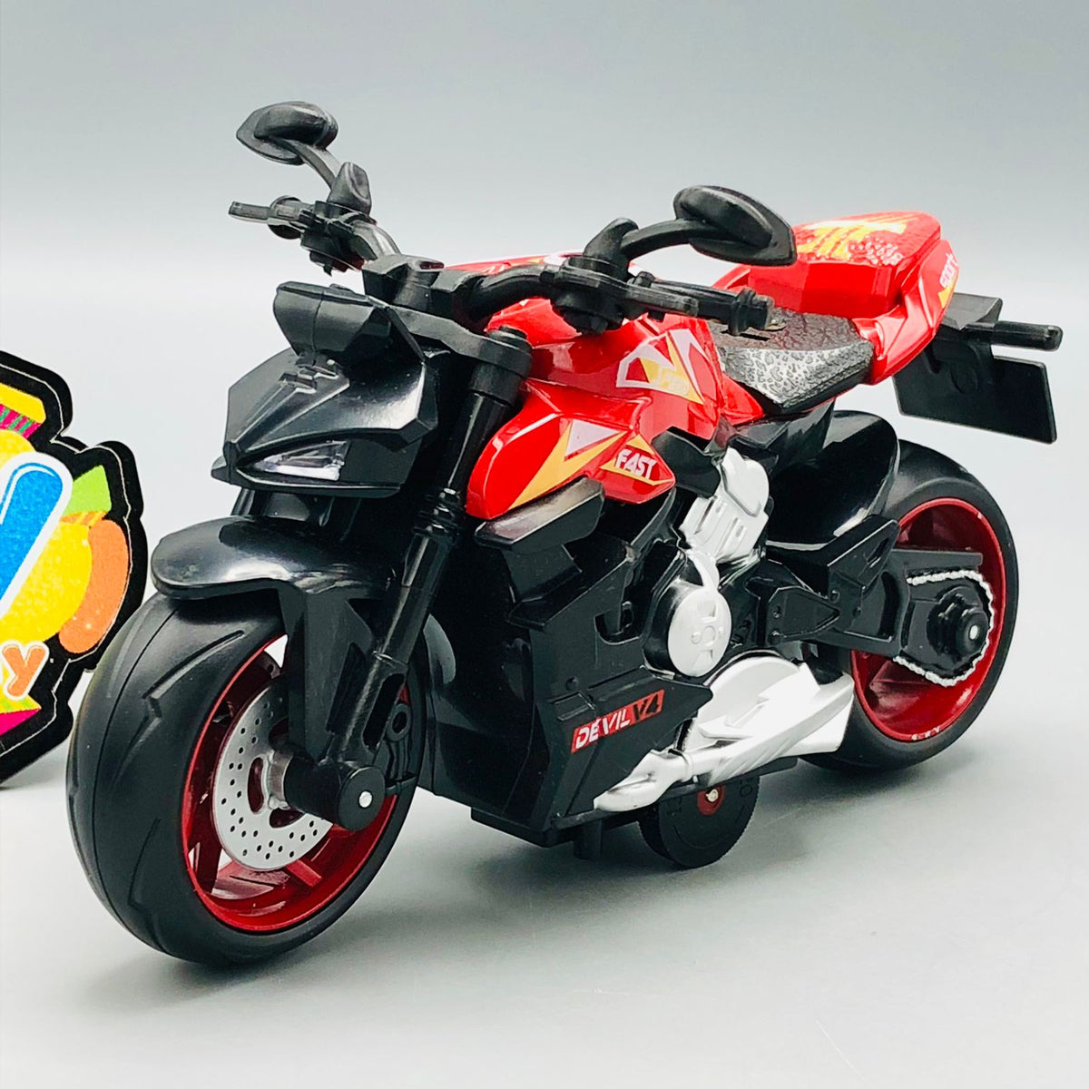 1:12 Diecast Storm Riders Racing Model Bike