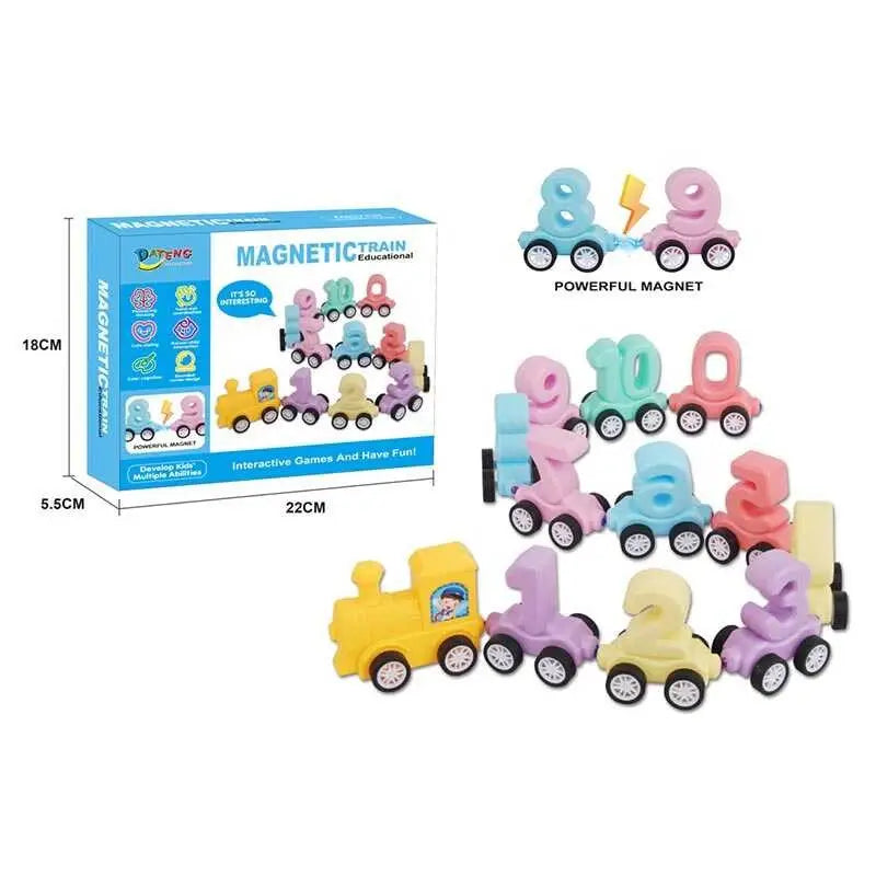 Montessori Magnetic 0-10 Number Train