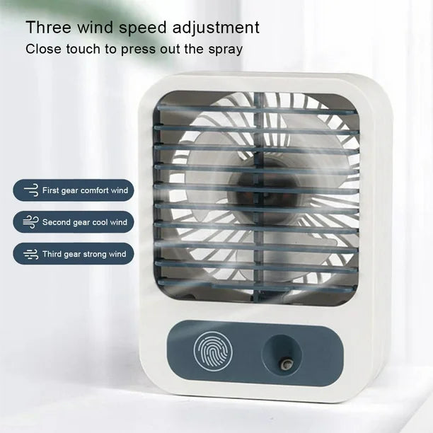 Rechargeable Touch Cooling Desktop Spray Fan