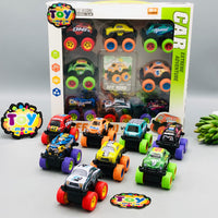8Pcs Mini Inertial Pullback Off-Road Cars Set