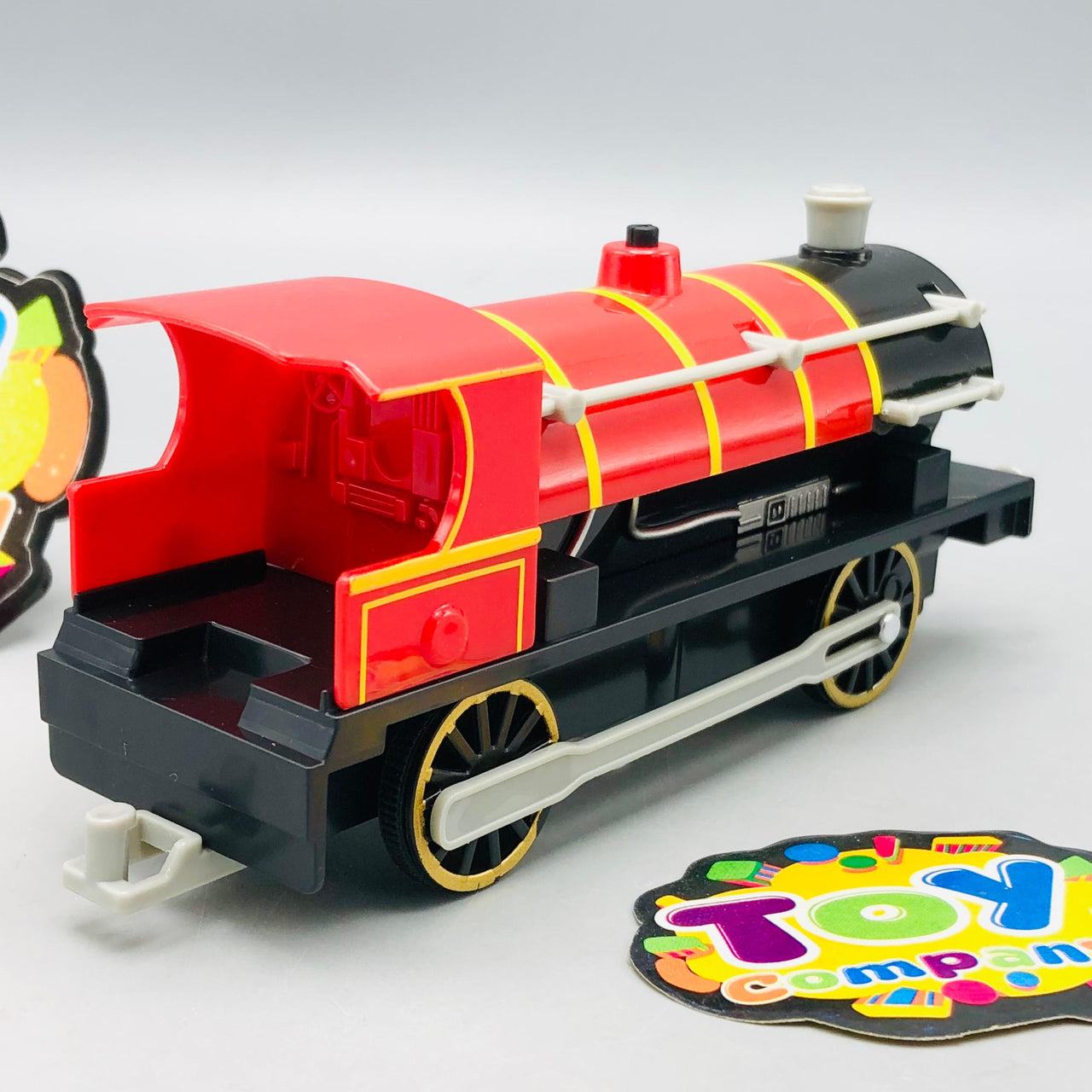 Kids ABS Pullback Train Engine With Light & Sound - 1Pc