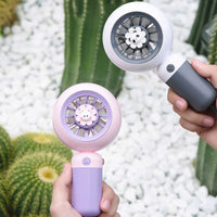 Rechargeable Cartoon Turbine Cooling Fan - Assortment