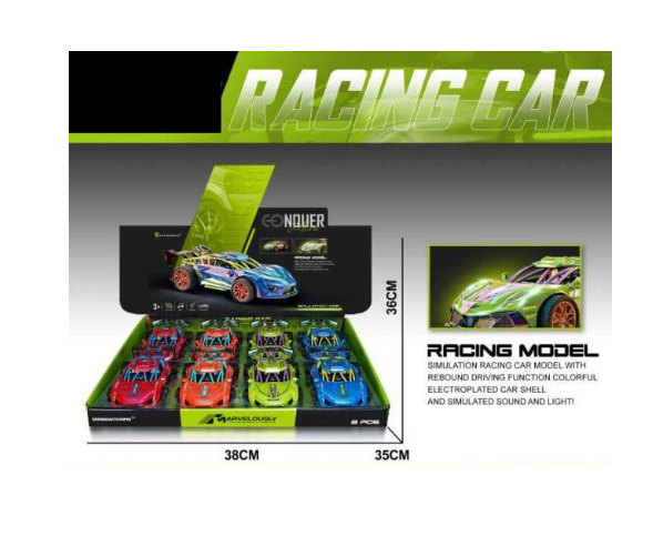 1Pc Inertial Mini Racing Car With Sound