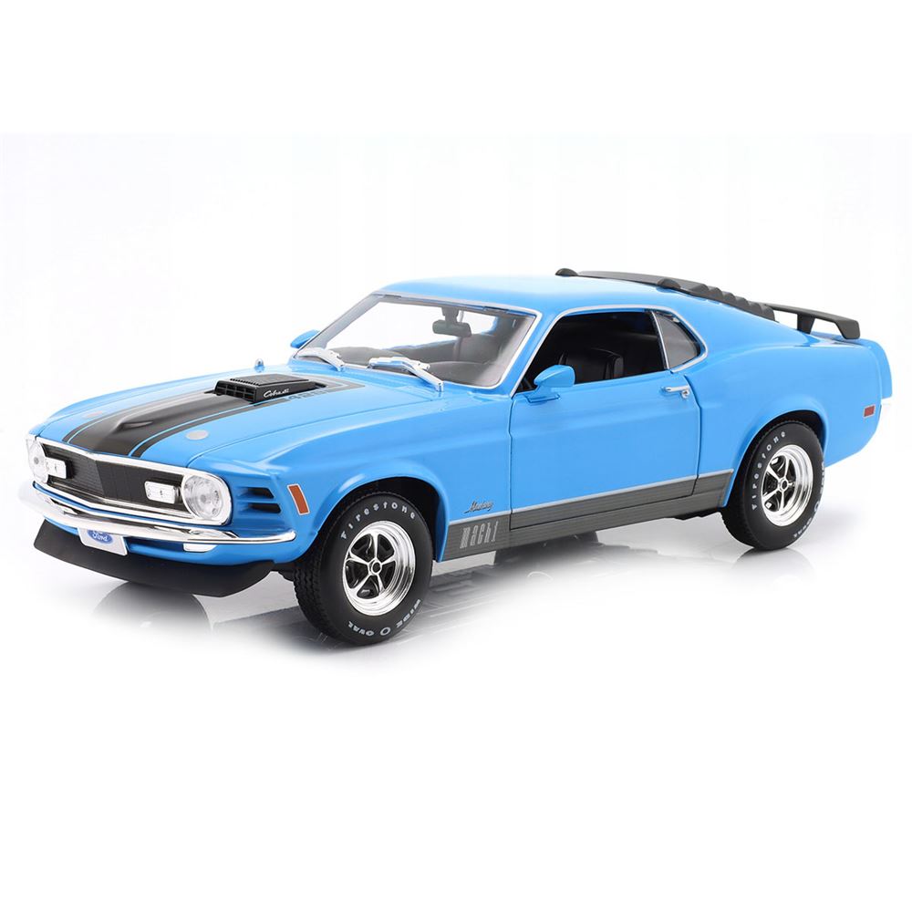 Maisto 1:18 Diecast Ford Mustang Mach 1 - Blue
