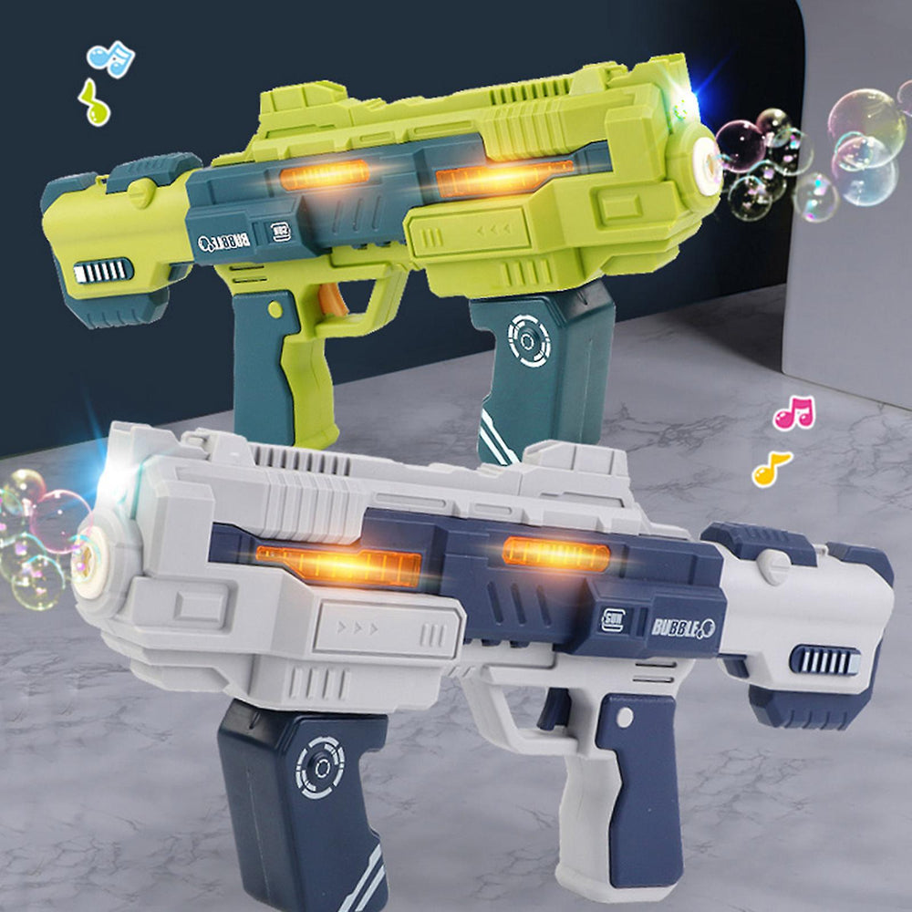 Battery Operated Colorful Bubble Gun With Light & Sound