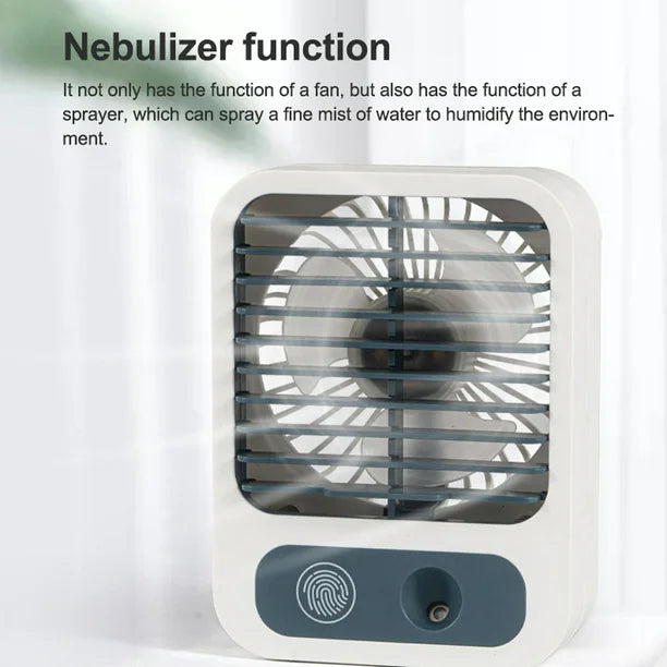 Rechargeable Touch Cooling Desktop Spray Fan