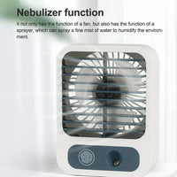 Rechargeable Touch Cooling Desktop Spray Fan