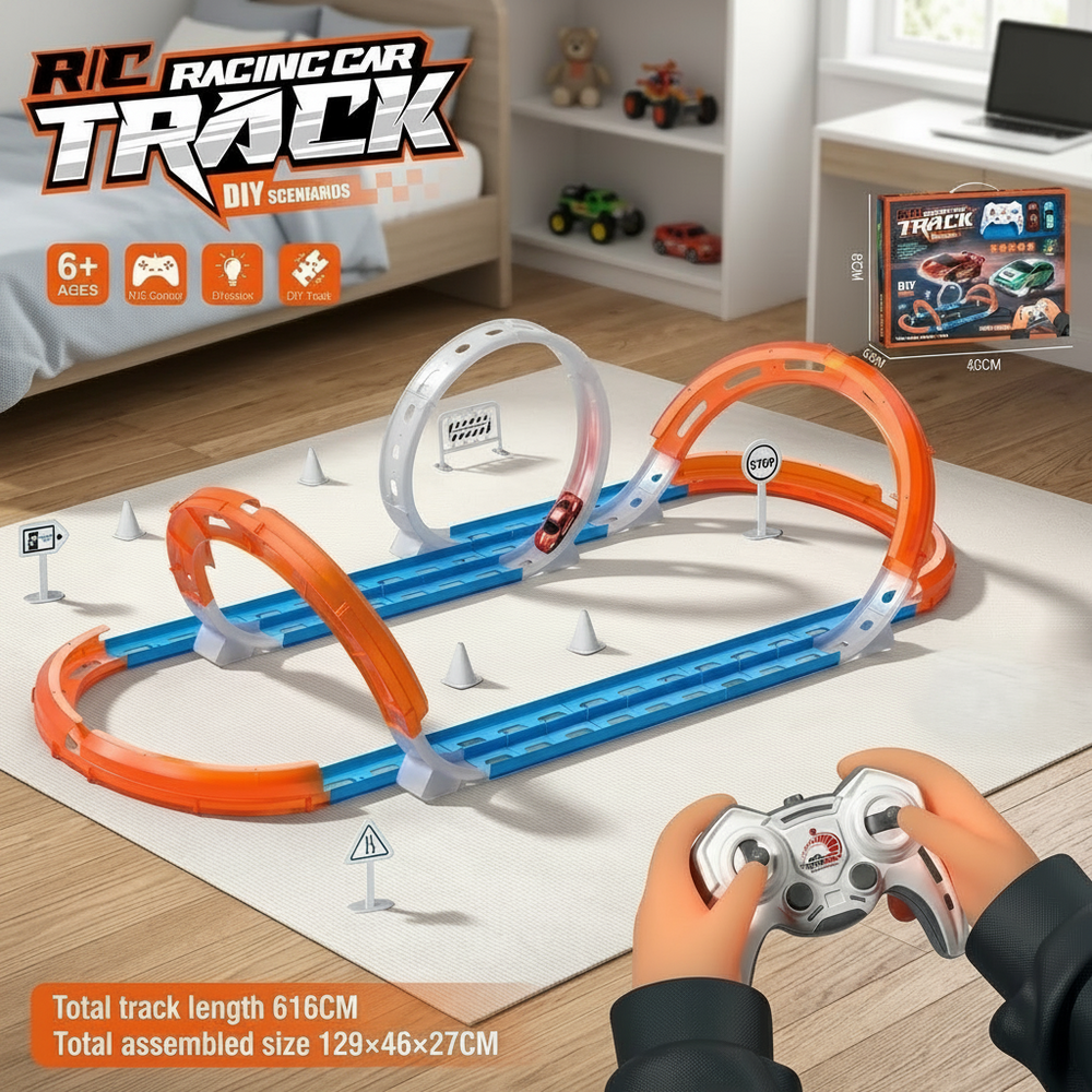 545cm RC One Players Loop Racing Car Track Set