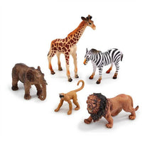 23Pcs Kids Wild Animal World Toy With Storage Box