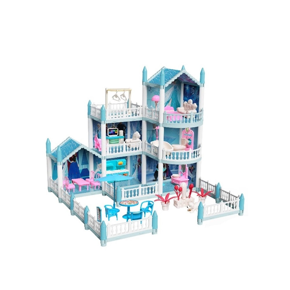 187Pcs DIY Dream Garden Luxury Doll House