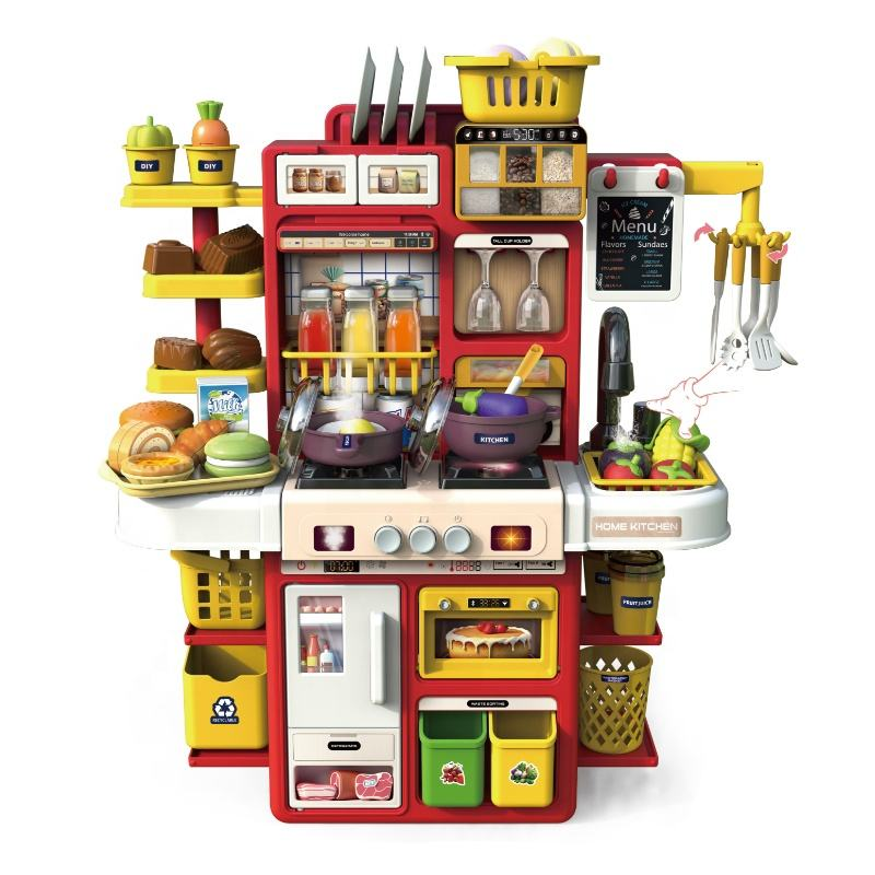 54Pcs Kids Pretend Play Dream Kitchen Set