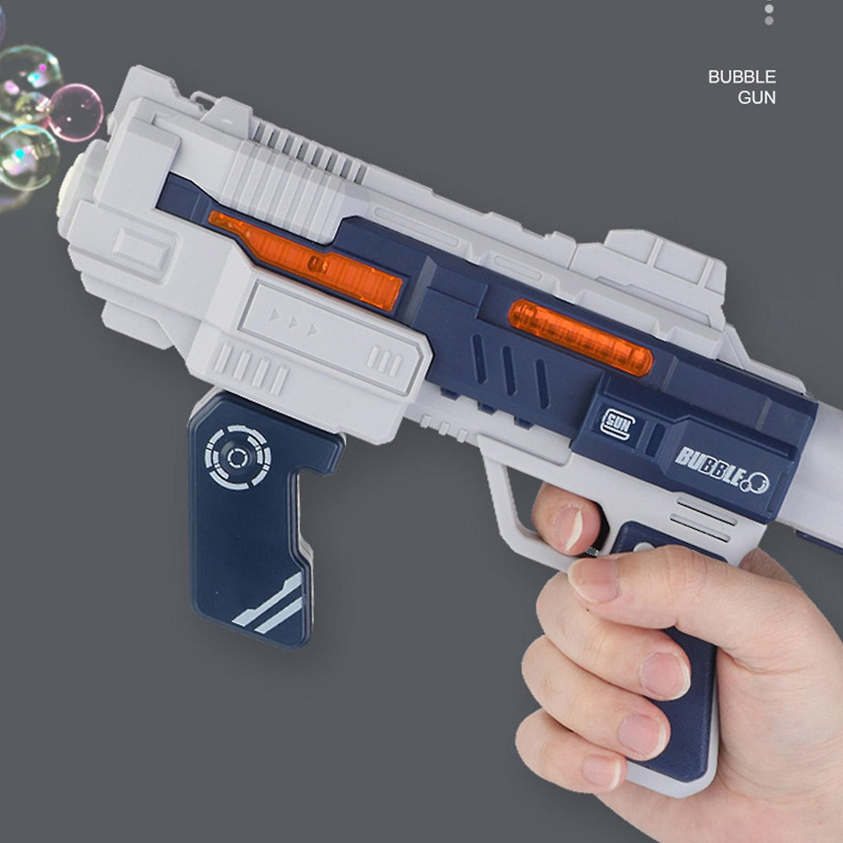 Battery Operated Colorful Bubble Gun With Light & Sound