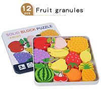 Toddlers Premium Fruit Themed Solid Puzzle