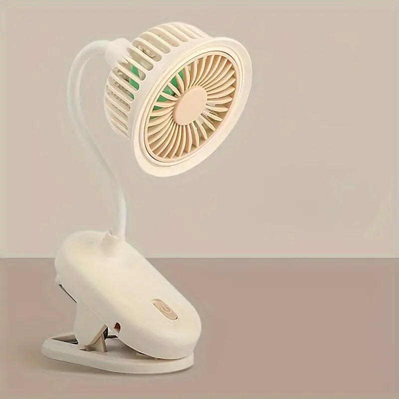 Rechargeable Clip Type Desktop Fan