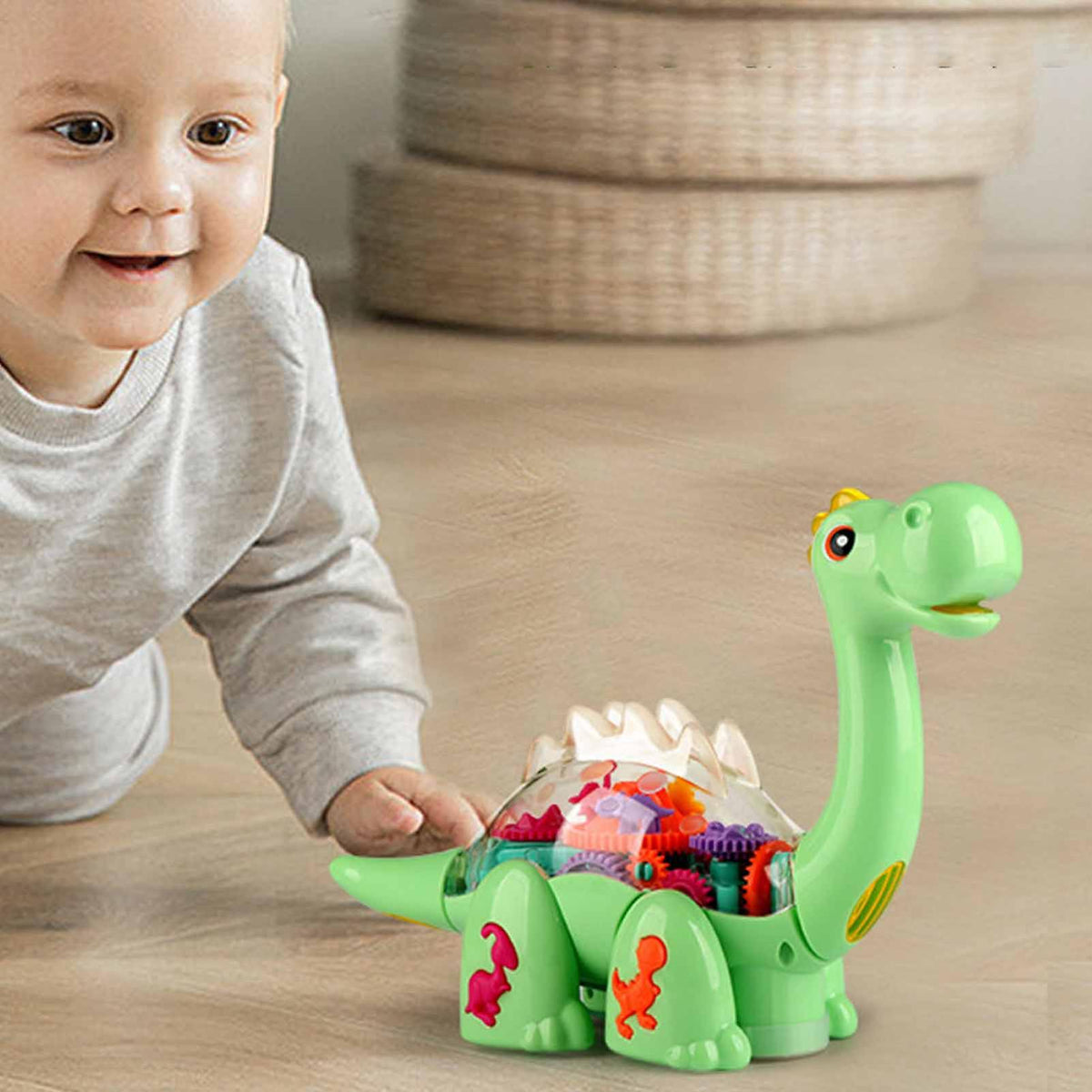Light & Music Gear Dinosaur Toy