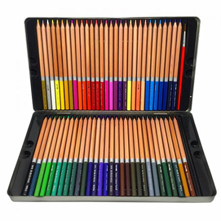 48Pcs Water Color Pencils Set With Tin Box