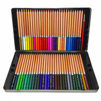48Pcs Water Color Pencils Set With Tin Box
