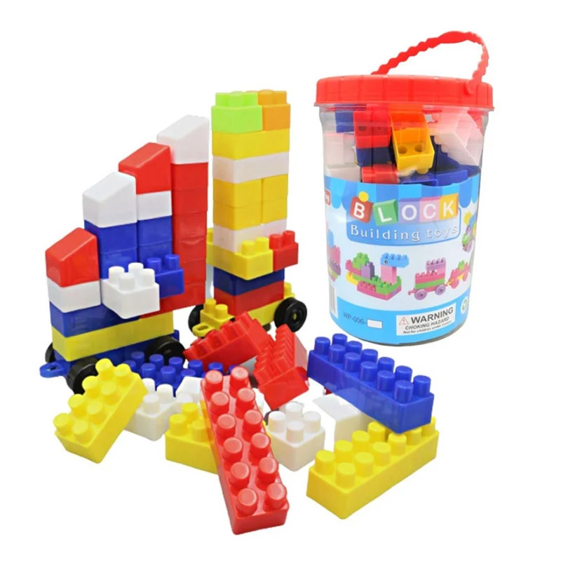 55Pcs Educational Building Blocks With Storage Box