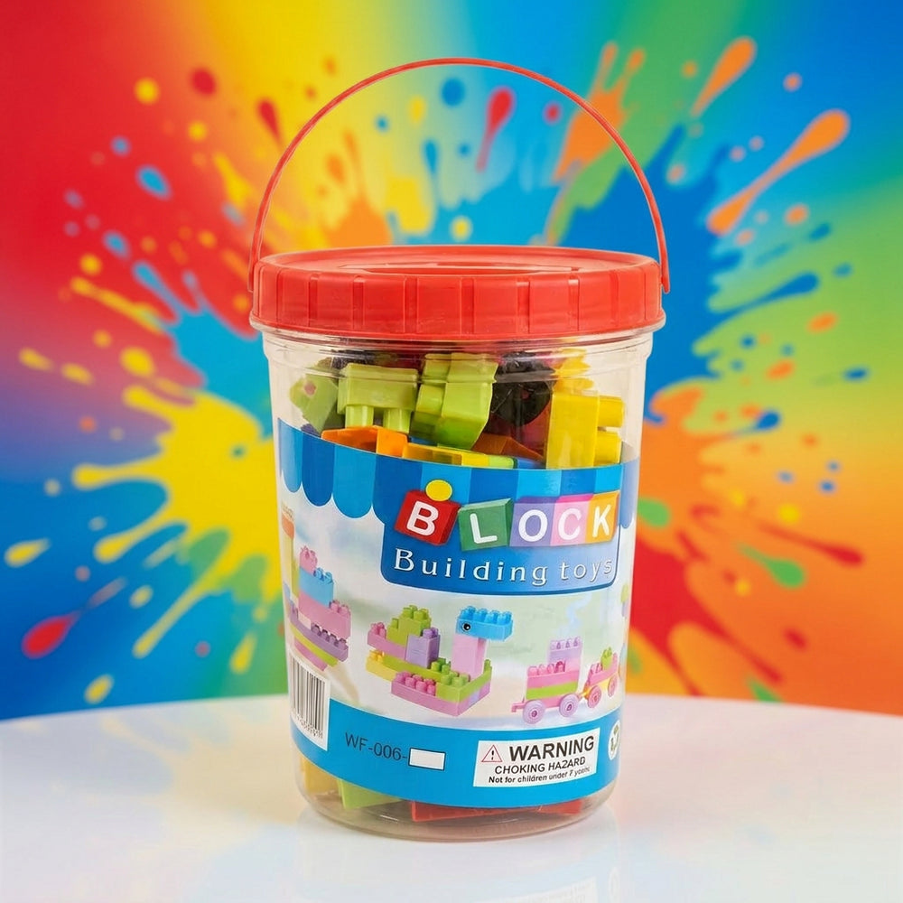 55Pcs Educational Building Blocks With Storage Box