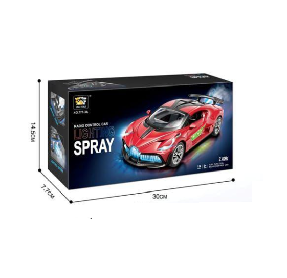 1:16 2.4GHz RC Lighting Spray Racing Car