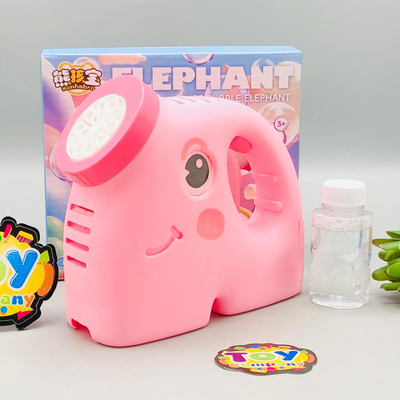 Electric Cute Elephant Colorful Bubble Machine