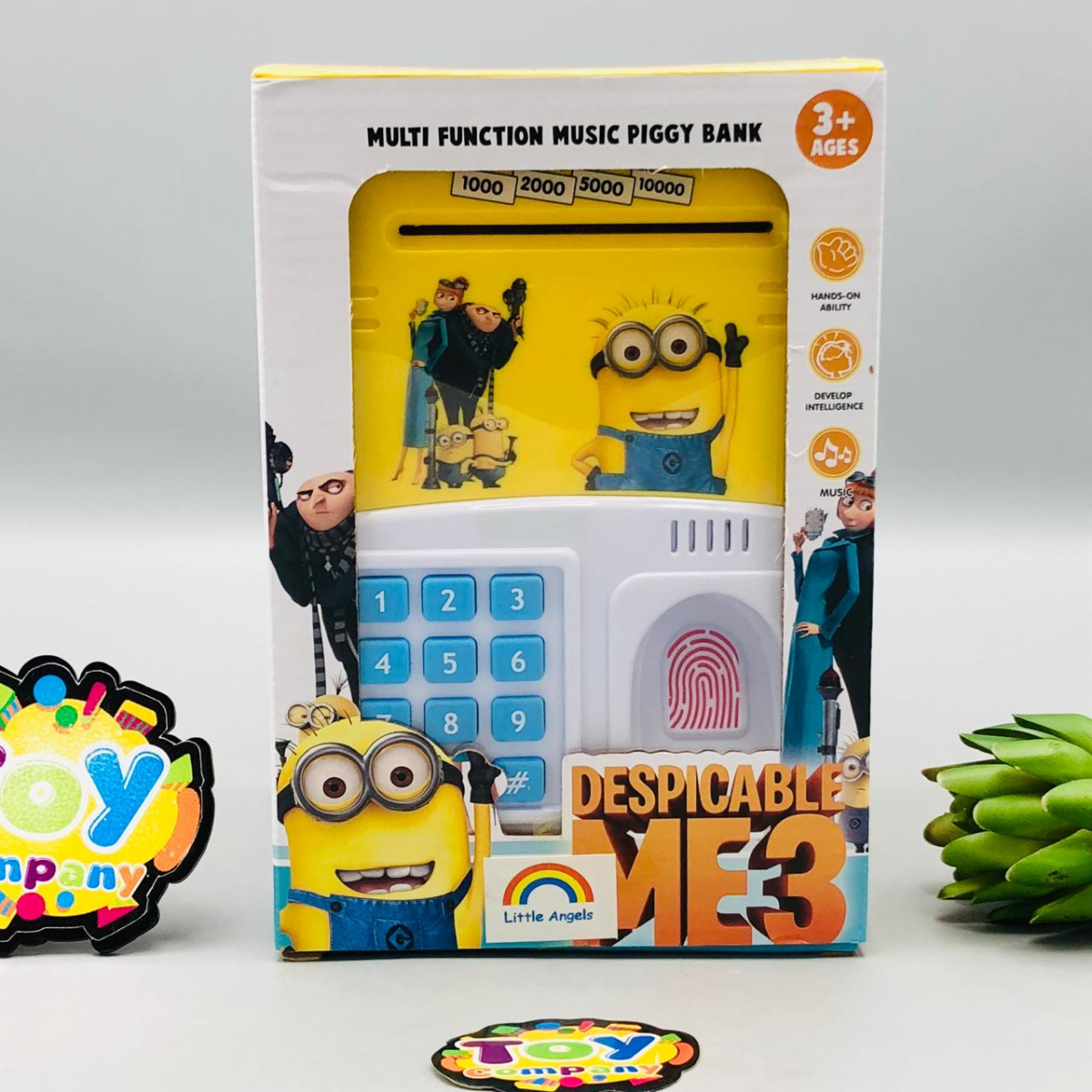 Minions Fingerprint & Password Unlock ATM Machine