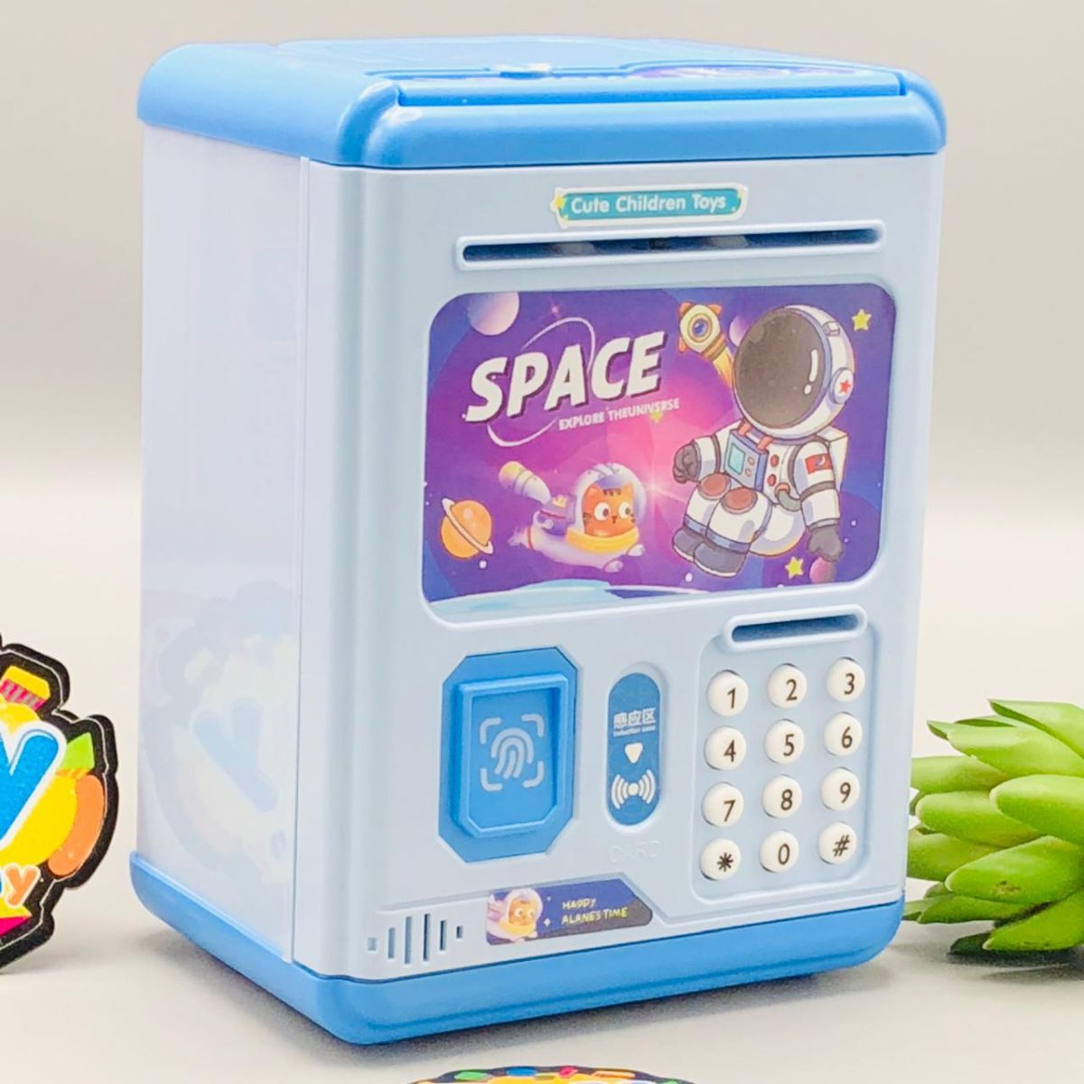 Space Multi-functional Kids Money Saving ATM Machine
