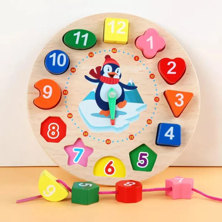 Wooden Montessori Learning Digital Clock