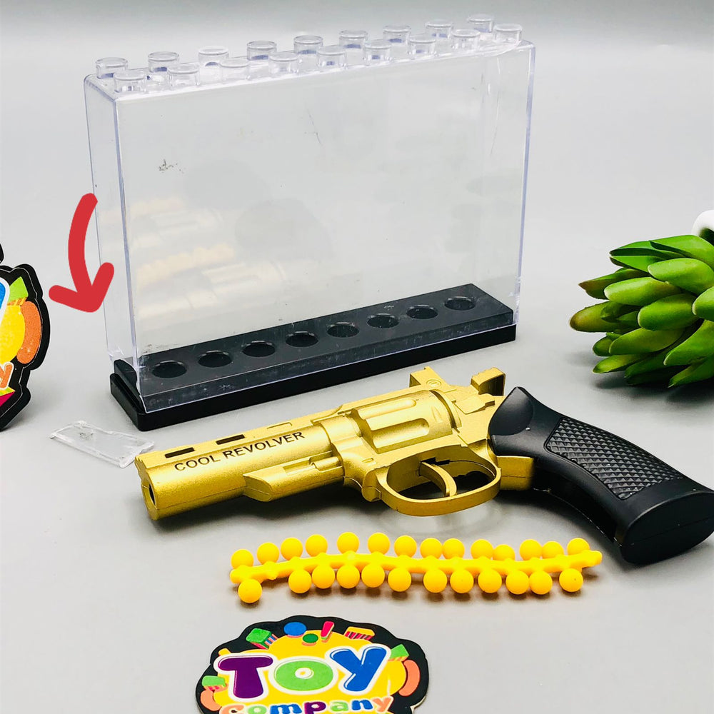 Seiko Brand Foldable Metal Revolver With Soft Pellets - Minor Fault