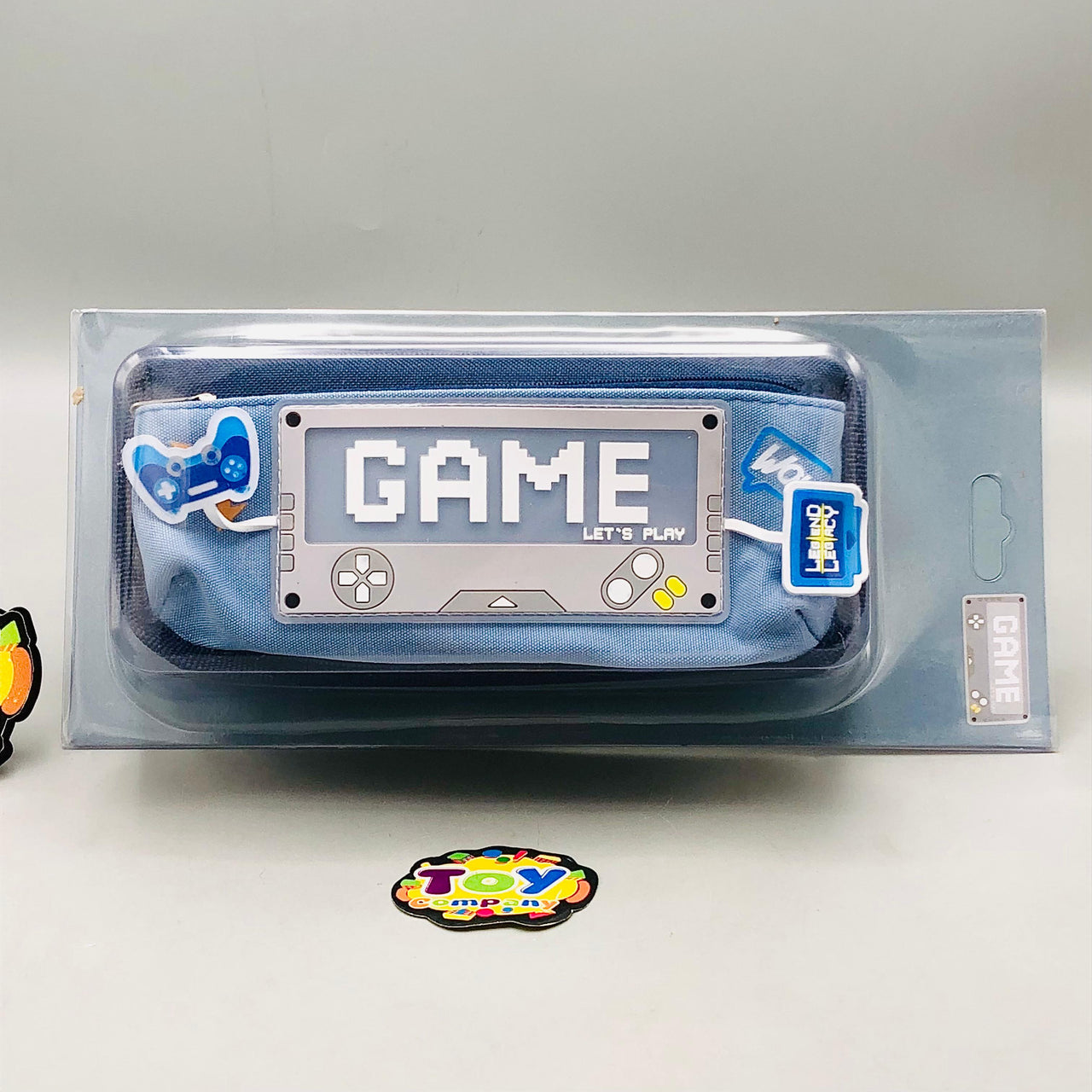 Premium Game Themed Kids Pencil Pouch - Blue