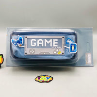 Premium Game Themed Kids Pencil Pouch - Blue