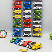 24Pcs Mini Alloy Pullback Racing Cars Set
