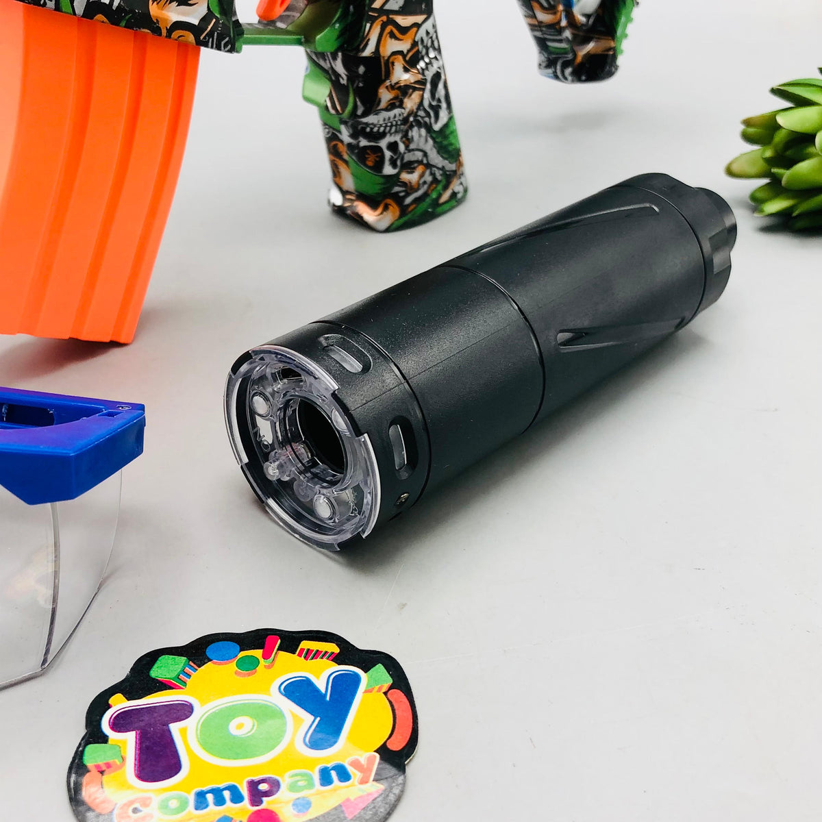 Electric M416 Gel Blaster Shooting Gun With Lights Muffler