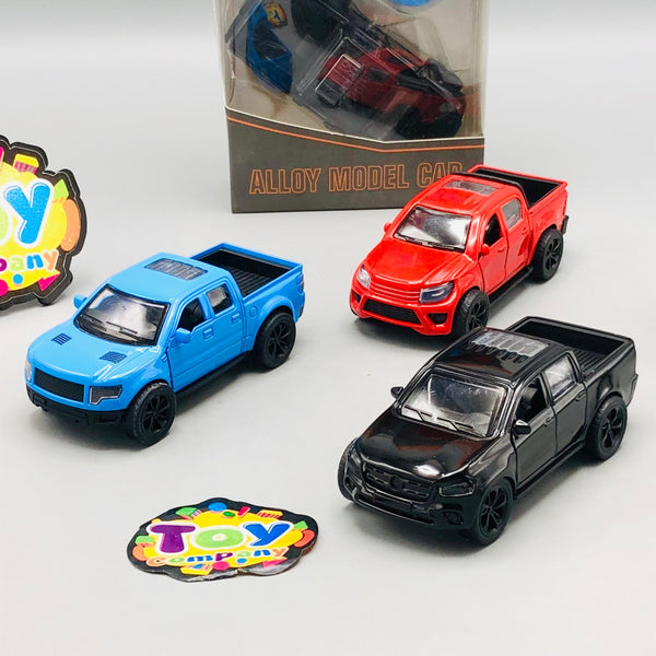 3Pcs Diecast Mini Pullback Pickup Models