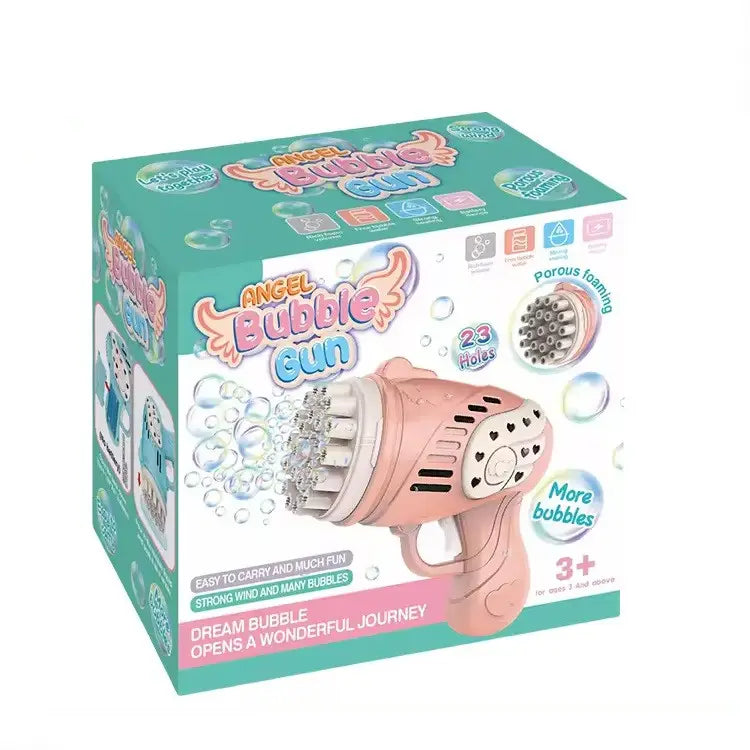 23 Holes Angel Bubble Gun