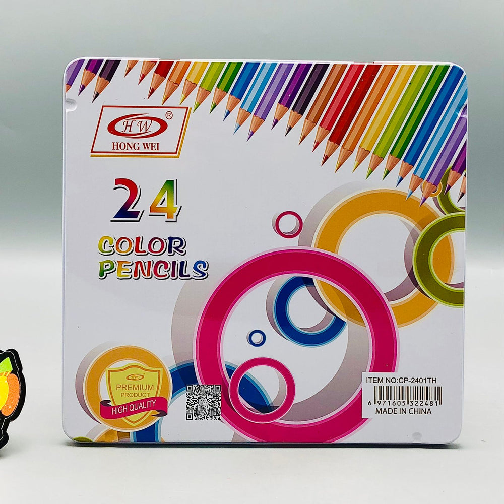 24Pcs Color Pencils Set
