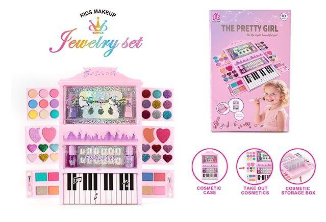 56Pcs Realistic Pretty Girl Makeup Kit