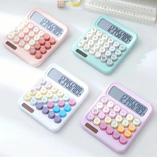 Electronic Multi-Color Dual Power Calculator