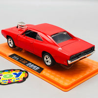 1:32 Diecast Dodge Charger With Acrylic Display Box - Red