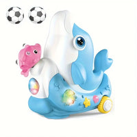 Thumbnail for Electric Cute Ball Blowing Dolphin With Light & Music