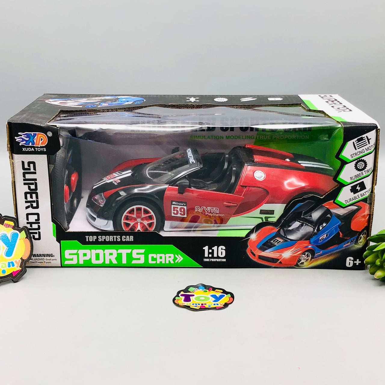 1:16 RC Openable Doors Bugatti Sports Car