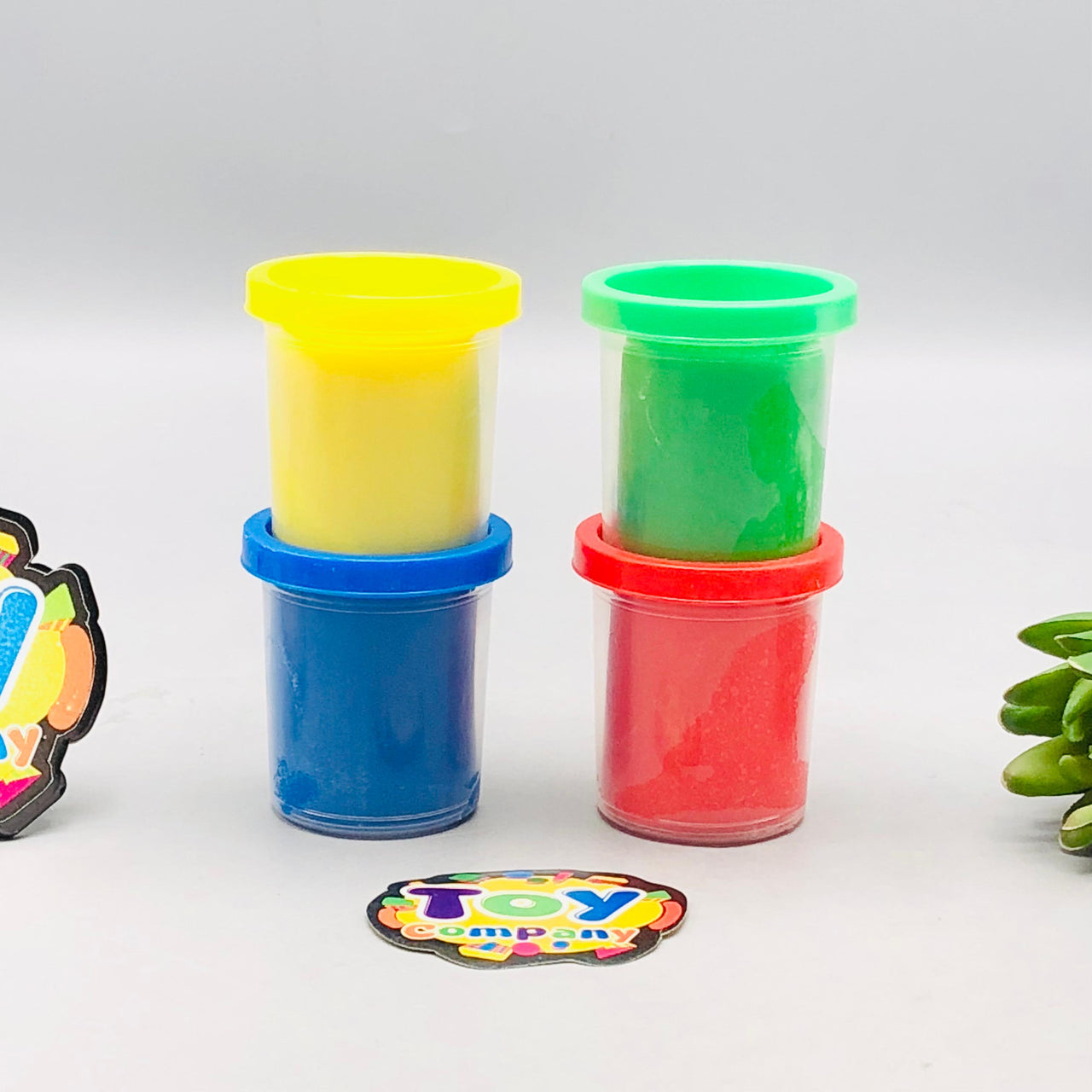 56g Kids Colorful Play Dough Set - 4Pcs