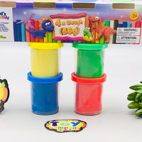 56g Kids Colorful Play Dough Set - 4Pcs
